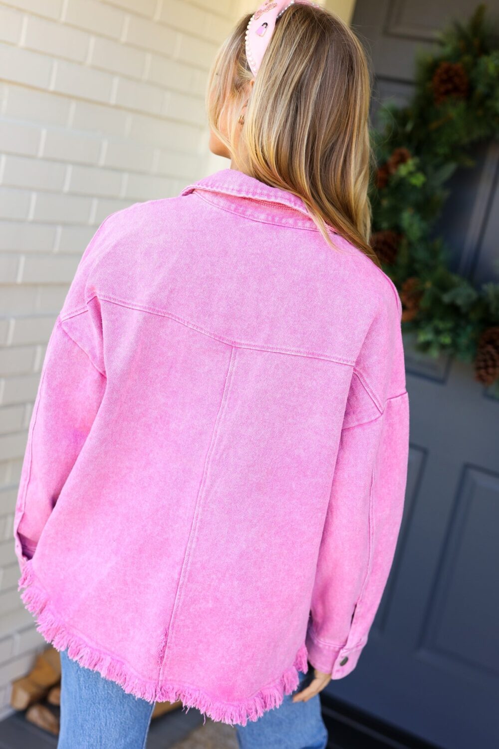 LOVIN ON ME DENIM JACKET - Image 3