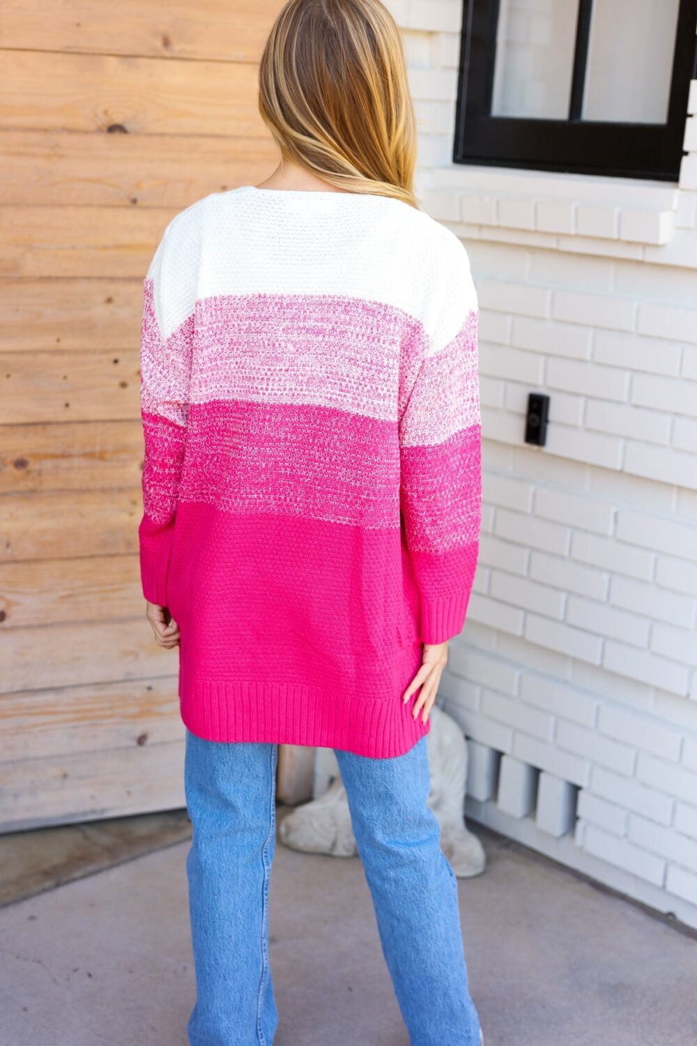Slow Dance Fuchsia Ombre Cardigan - Image 10