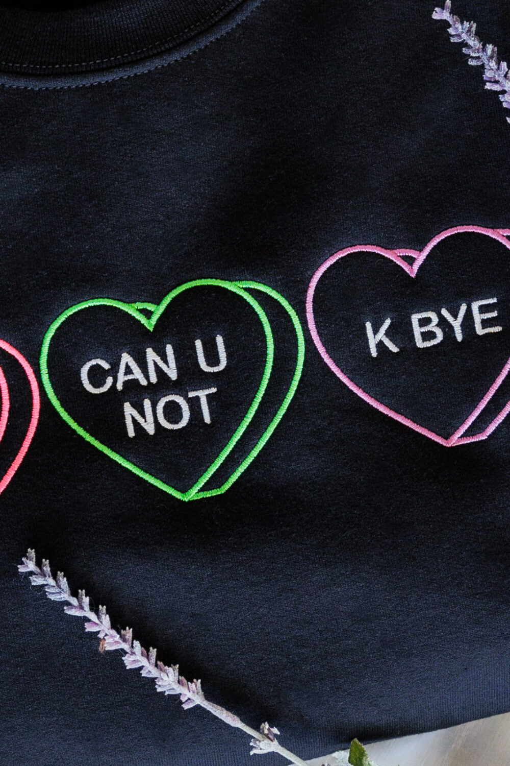 Valentine Embroidered Sweatshirt - Image 2